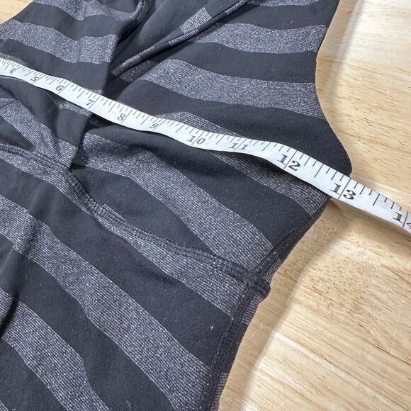 Lululemon Whisper Tank Black Micro Macro Stripe Women's Size 6 Good Condition - Picture 6 of 7